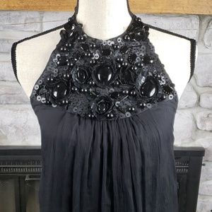 Black Silk Dress